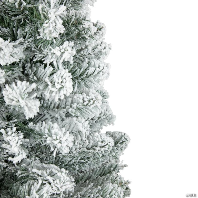 Northlight 3' Heavily Flocked Madison Pine Medium Artificial Christmas Tree  Unlit