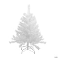 Northlight 3' Icy White Iridescent Spruce Artificial Christmas Tree - Unlit
