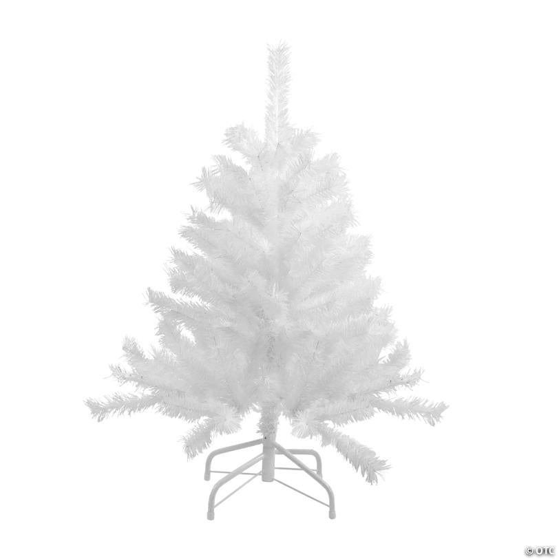 Northlight 3' Icy White Iridescent Spruce Artificial Christmas Tree - Unlit