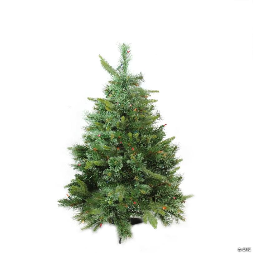 Northlight 3' Pre-Lit Ashcroft Cashmere Pine Full Artificial Christmas Tree - Multi Dura Lights