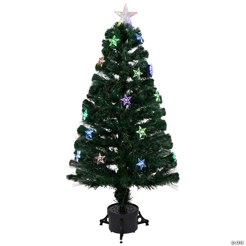 Northlight 3' Pre-Lit Fiber Optic Artificial Christmas Tree with Stars