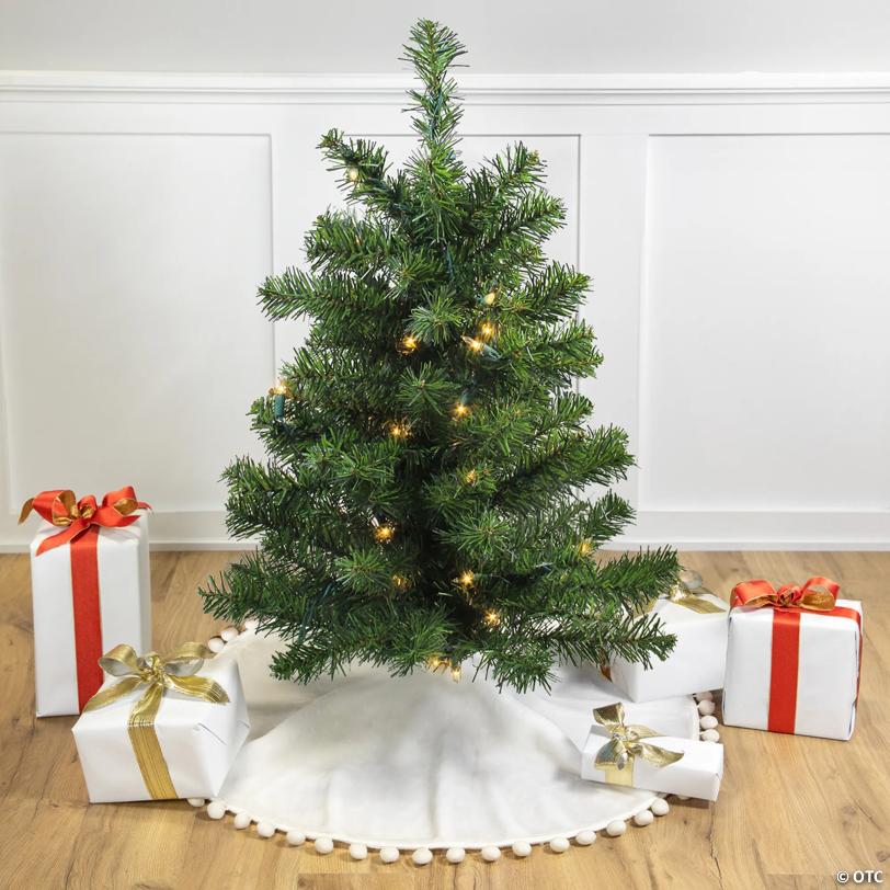 Northlight 3' Pre-Lit Full Canadian Pine Artificial Christmas Tree - Clear Lights