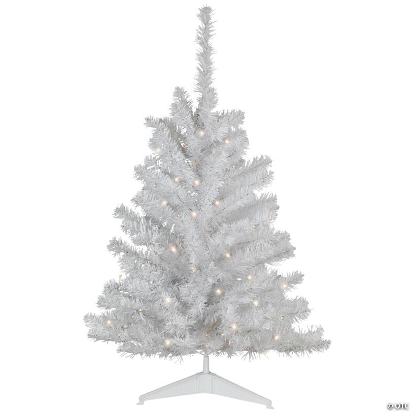 Northlight 3' Pre-Lit LED Medium Pine Artificial Christmas Tree - Clear Lights