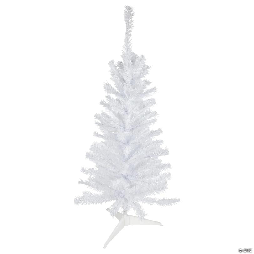 Northlight 3' Woodbury White Pine Slim Artificial Christmas Tree  Unlit