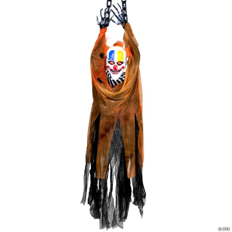 Northlight 42" Animated Halloween Clown with LED Eyes Decoration