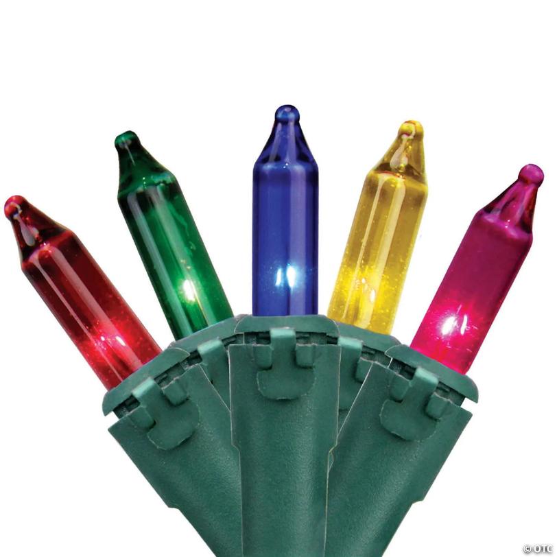 Northlight 450-Count Multi-Color Mini Christmas Light Set  92ft Green Wire