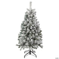 Northlight 4.5' Flocked Madison Pine Artificial Christmas Tree  Unlit