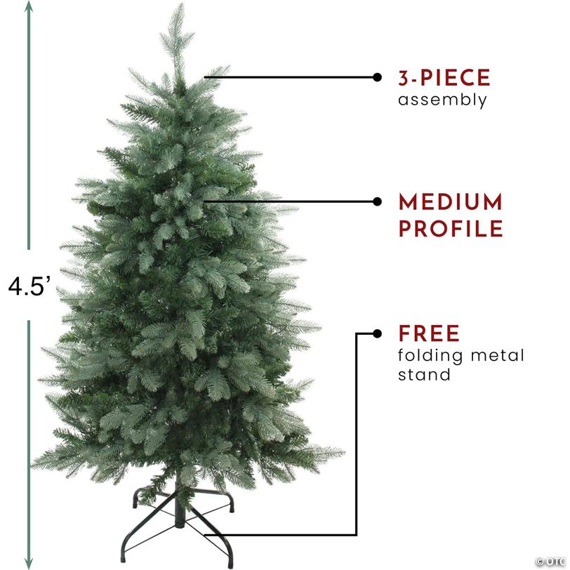 Northlight 4.5' Green Medium Washington Frasier Fir Artificial Christmas Tree - Unlit