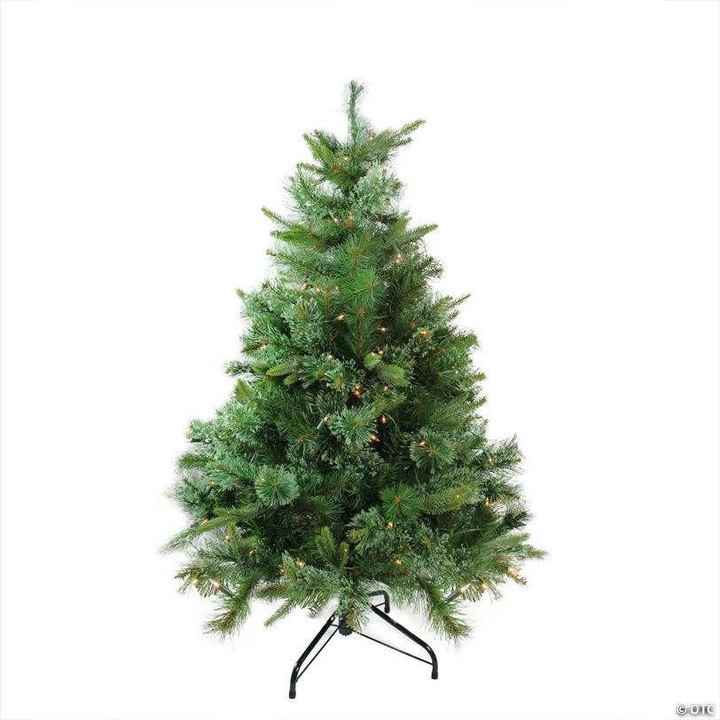 Northlight 4.5' Pre-Lit Full Ashcroft Cashmere Pine Artificial Christmas Tree - Clear Dura-Lit Lights