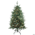 Northlight 4.5' Pre-Lit Medium Washington Frasier Fir Artificial Christmas Tree - Clear Lights