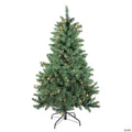 Northlight 4.5' Pre-lit Full Buffalo Fir Artificial Christmas Tree - Clear Lights