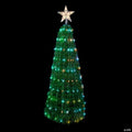 Northlight 4' Green Color Changing Multiple Function Pop Up Artificial Outdoor Christmas Tree
