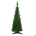 Northlight 4' Green Tinsel Pop-Up Artificial Christmas Tree  Unlit