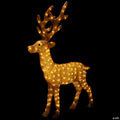 Northlight 4' Pre-Lit Acrylic Standing Reindeer Outdoor Christmas Decoration