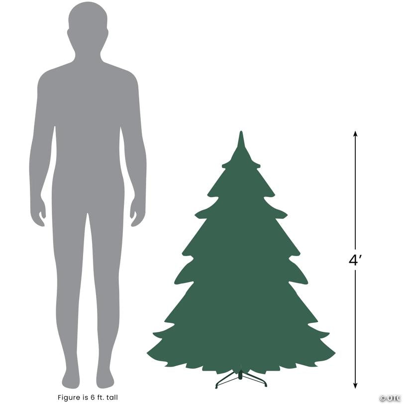 Northlight 4' Pre-Lit Full Noble Fir Artificial Christmas Tree - Clear Lights