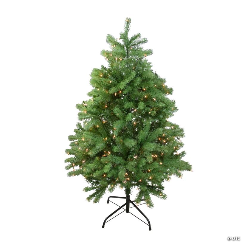Northlight 4' Pre-Lit Full Noble Fir Artificial Christmas Tree - Clear Lights