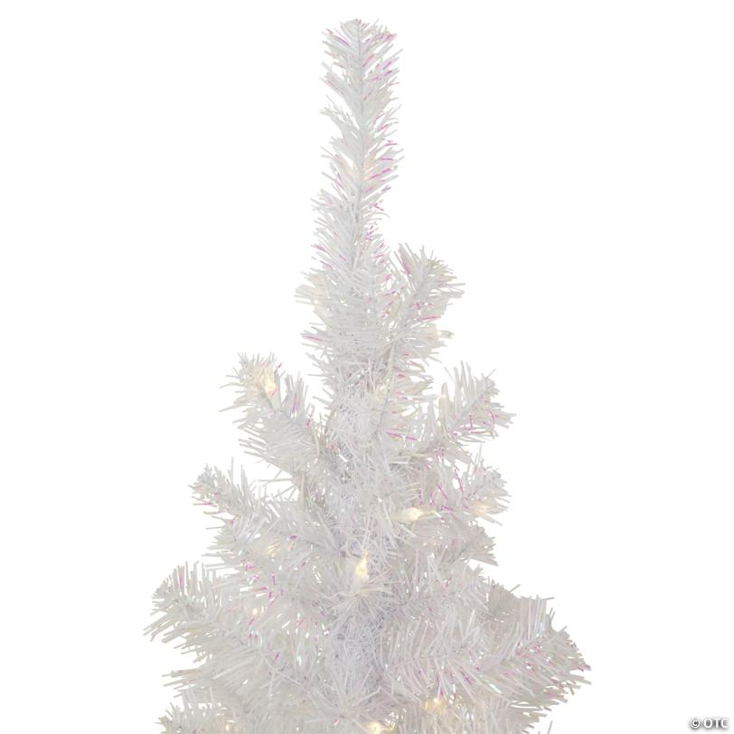Northlight 4' Pre-lit Rockport White Pine Artificial Christmas Tree  Clear Lights