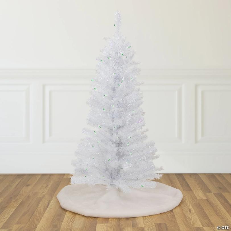 Northlight 4' Pre-lit Rockport White Pine Artificial Christmas Tree  Green Lights