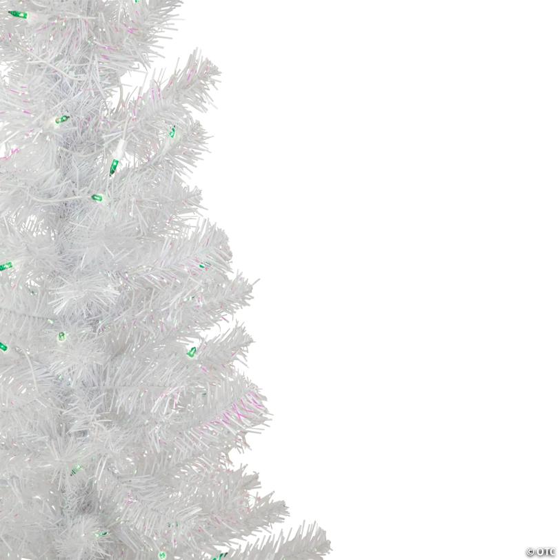 Northlight 4' Pre-lit Rockport White Pine Artificial Christmas Tree  Green Lights