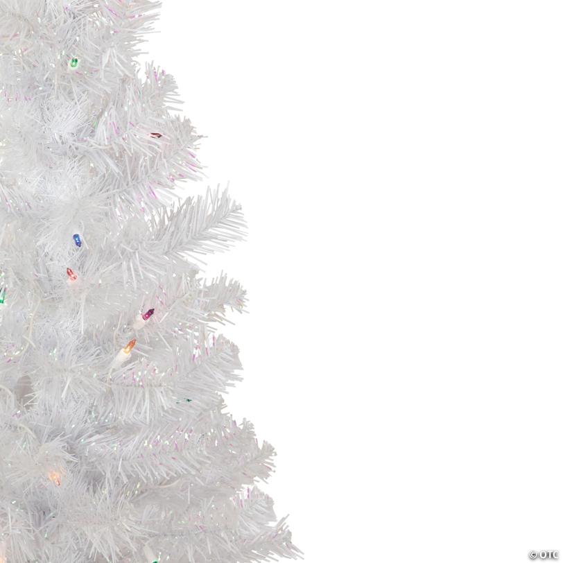 Northlight 4' Pre-lit Rockport White Pine Artificial Christmas Tree  Multi Lights