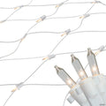 Northlight 4' x 6' Clear Mini Net Style Christmas Lights  White Wire