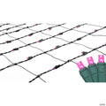 Northlight 4' x 6' Raspberry Pink LED Wide Angle Net Style Christmas Lights - Green Wire