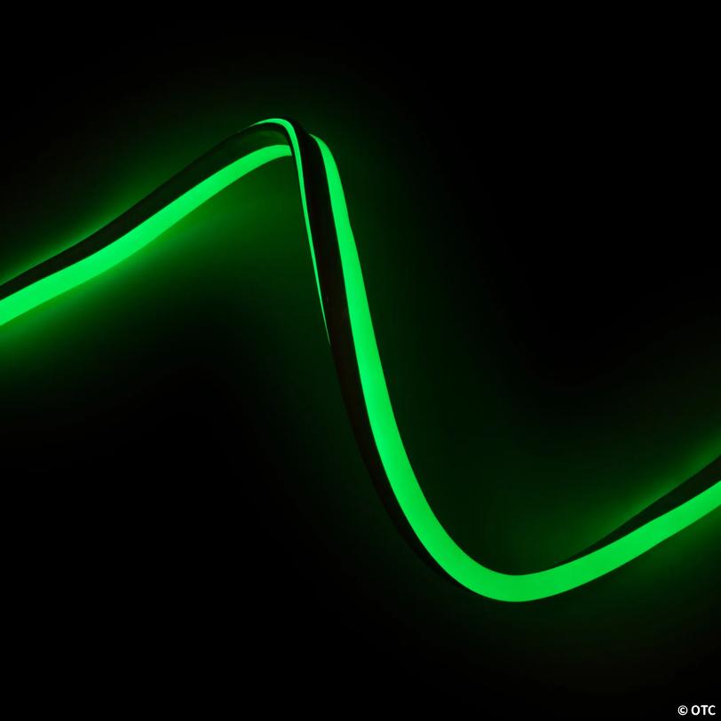 Northlight 50' Neon Green LED Flexible Christmas Rope Lights