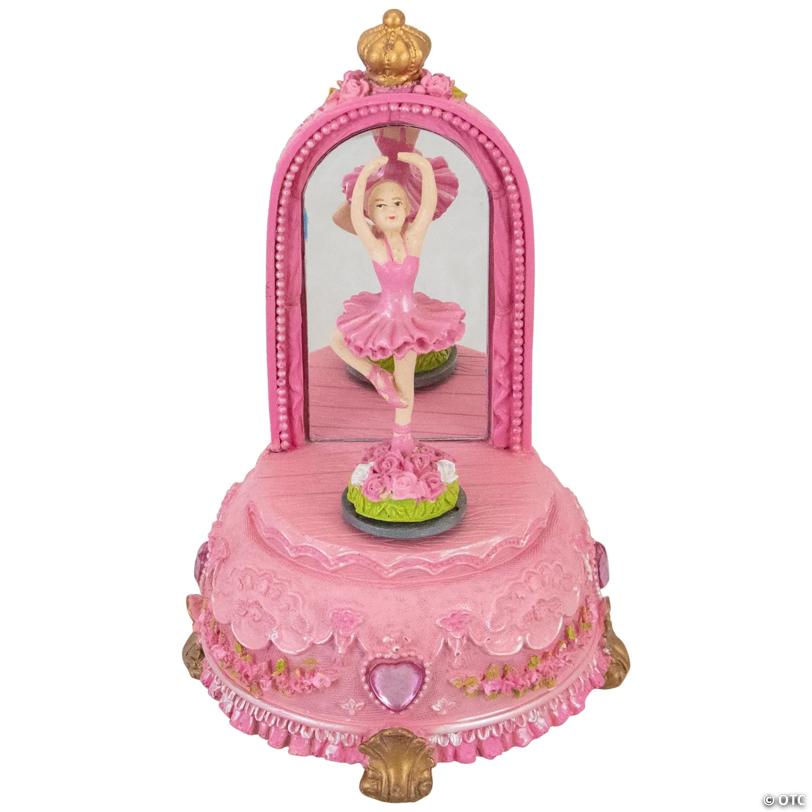 Northlight 5.5" Children's Pink Musical Twirling Ballerina Decoration