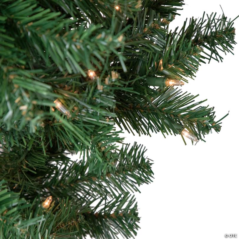 Northlight 5.5' Pre-Lit Medium Upside Down Spruce Artificial Christmas Tree  Clear Lights
