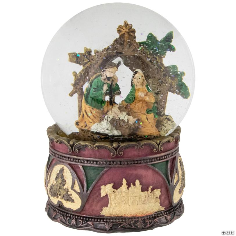 Northlight 5.75" Holy Family Nativity Scene Christmas Snow Globe