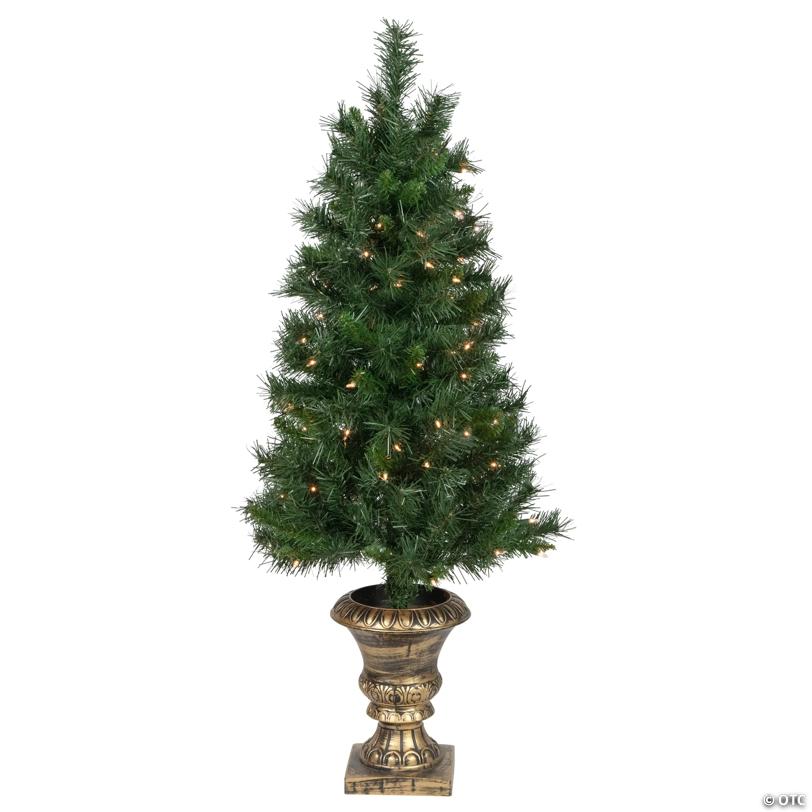 Northlight 5-Piece Pre-Lit Norwich Pine Artificial Christmas Entryway Set