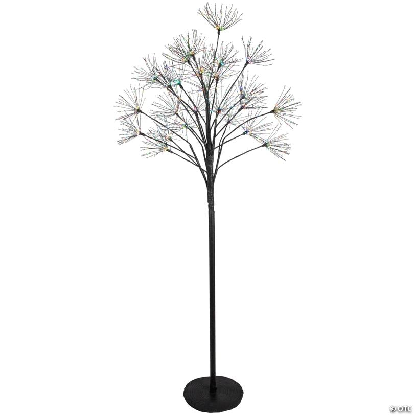 Northlight 5' LED Lighted Christmas Fireworks Tree  Multi-Color Lights