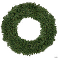 Northlight 5' Pre-Lit Commercial Canadian Pine Artificial Christmas Wreath  Clear Lights
