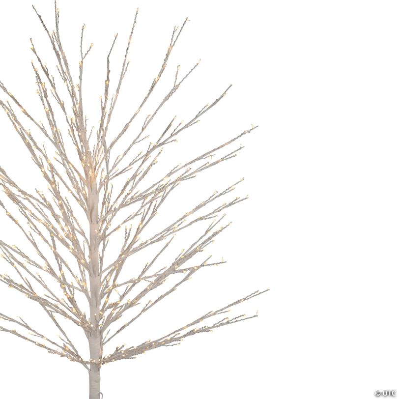 Northlight 5' White LED Lighted Christmas Twig Tree - Warm White Lights