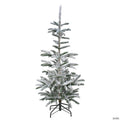 Northlight 6.5' Green Slim Flocked Nordmann Fir Artificial Christmas Tree - Unlit