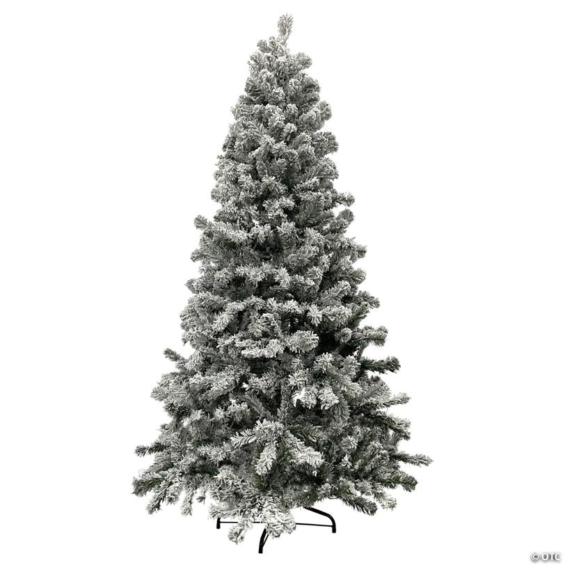 Northlight 6.5' Heavily Flocked Madison Pine Artificial Christmas Tree  Unlit