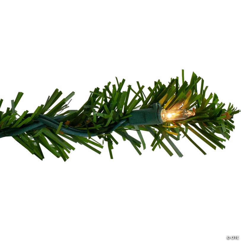 Northlight 6.5' Pre-Lit Canadian Pine Slim Artificial Christmas Wall Tree - Clear Lights