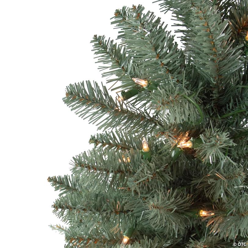 Northlight 6.5' Pre-Lit Full Fairbanks Alpine Artificial Christmas Tree - Clear Lights
