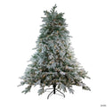 Northlight 6.5' Pre-Lit Full Frosted Butte Fir Artificial Christmas Tree - Clear Lights