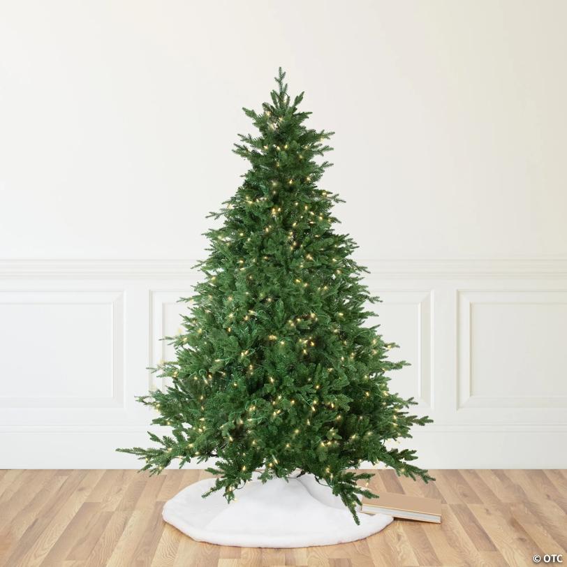 Northlight 6.5' Pre-Lit Full Minnesota Balsam Fir Artificial Christmas Tree - Clear LED Lights