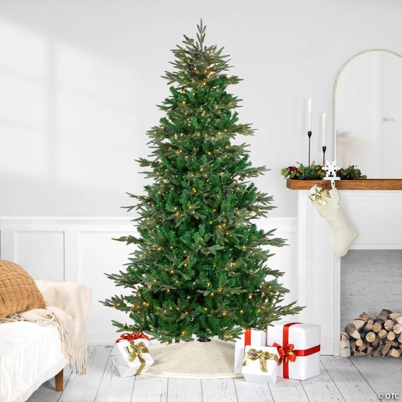 Northlight 6.5' Pre-Lit Hudson Fir Artificial Christmas Tree  Warm White LED Lights
