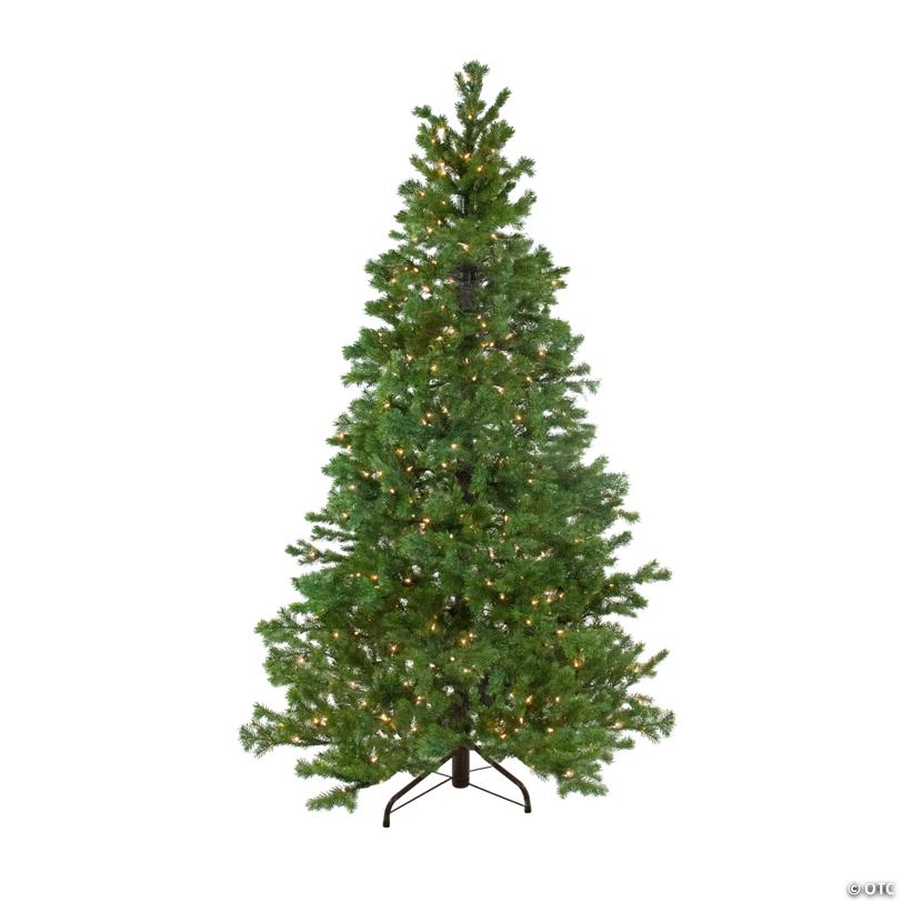 Northlight 6.5' Pre-Lit Medium Pine Artificial Christmas Tree - Clear Dura-Lit Lights