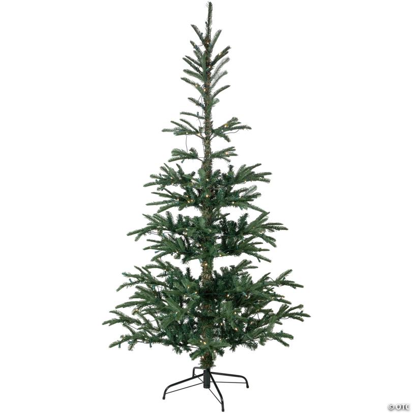 Northlight 6.5' Pre-Lit Nordmann Fir Artificial Christmas Tree  Warm Clear LED Lights