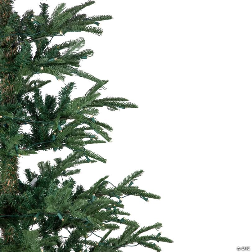 Northlight 6.5' Pre-Lit Nordmann Fir Artificial Christmas Tree  Warm Clear LED Lights
