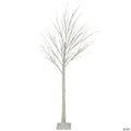 Northlight 6' LED Lighted White Christmas Twig Tree - Warm White Lights