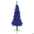 Northlight 6' Pre-Lit Blue Artificial Tinsel Christmas Tree  Clear Lights