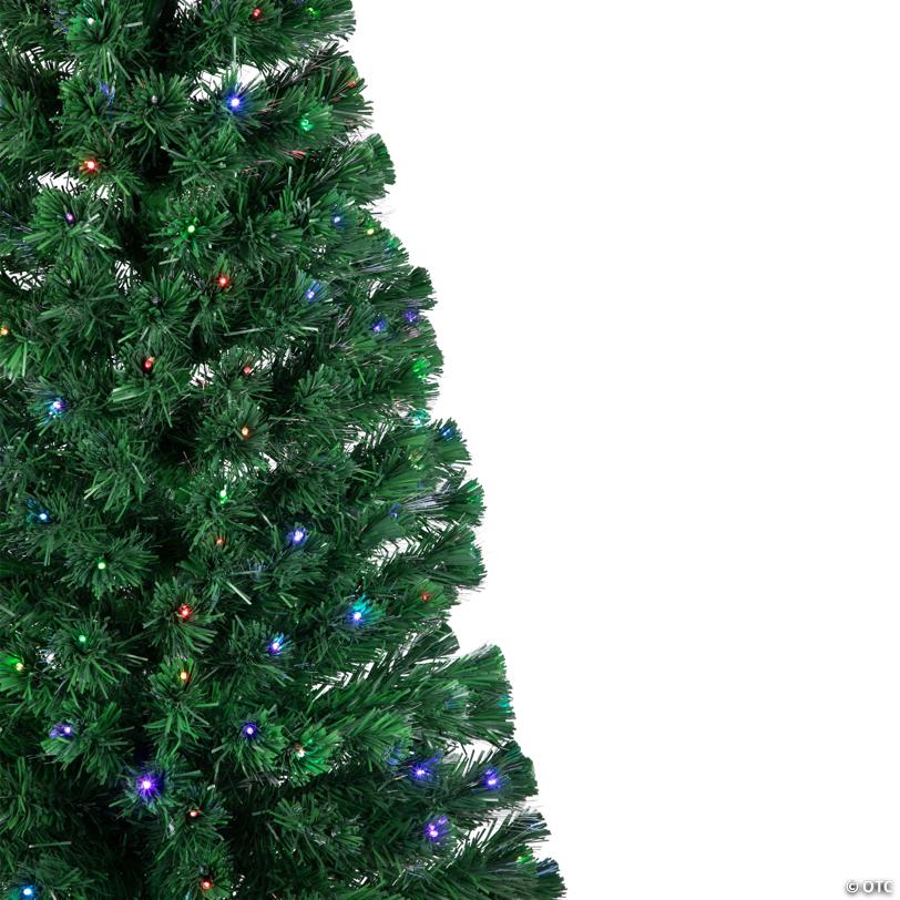 Northlight 6' Pre-Lit LED Color Changing Fiber Optic Christmas Tree with Star Tree Topper