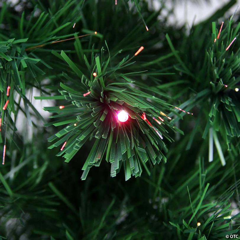 Northlight 6' Pre-Lit LED Color Changing Fiber Optic Christmas Tree with Star Tree Topper
