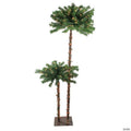 Northlight 6' Pre-Lit Tropical Palm Tree Artificial Christmas Tree - Clear Lights
