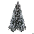 Northlight 7.5' Flocked Black Spruce Artificial Christmas Tree - Unlit